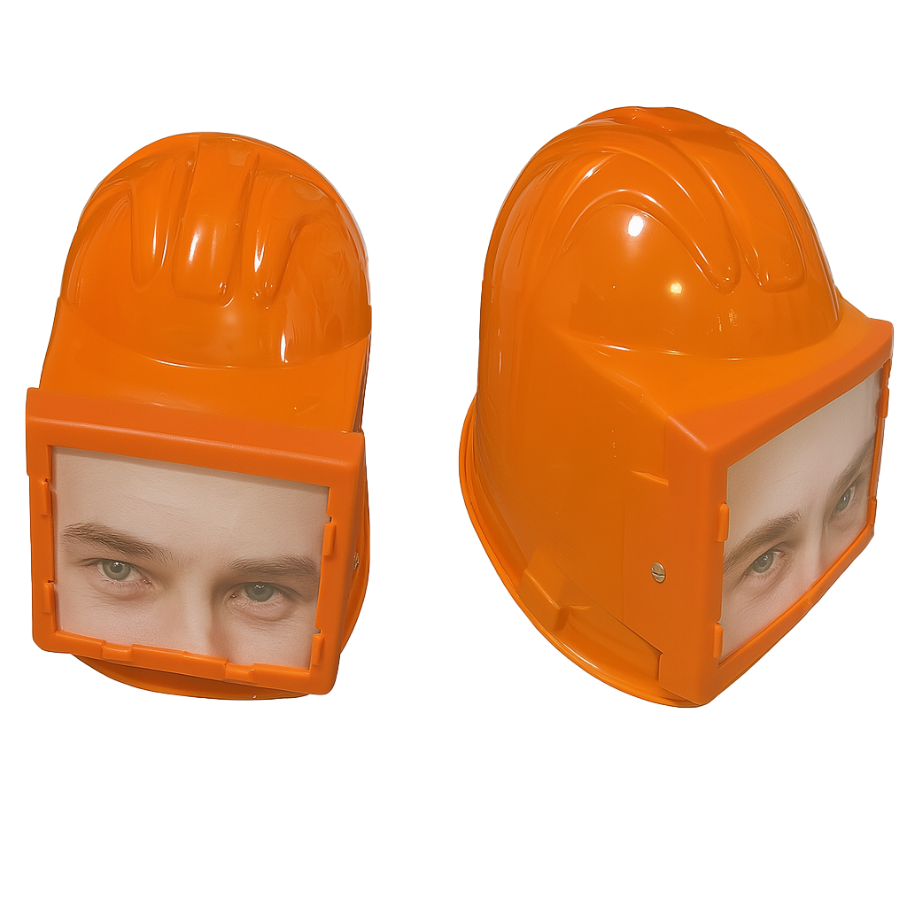 کلاه سندبلاست مدل مکس (Max Sandblast Helmet) مناسب استفاده با مسباره Copper Slag