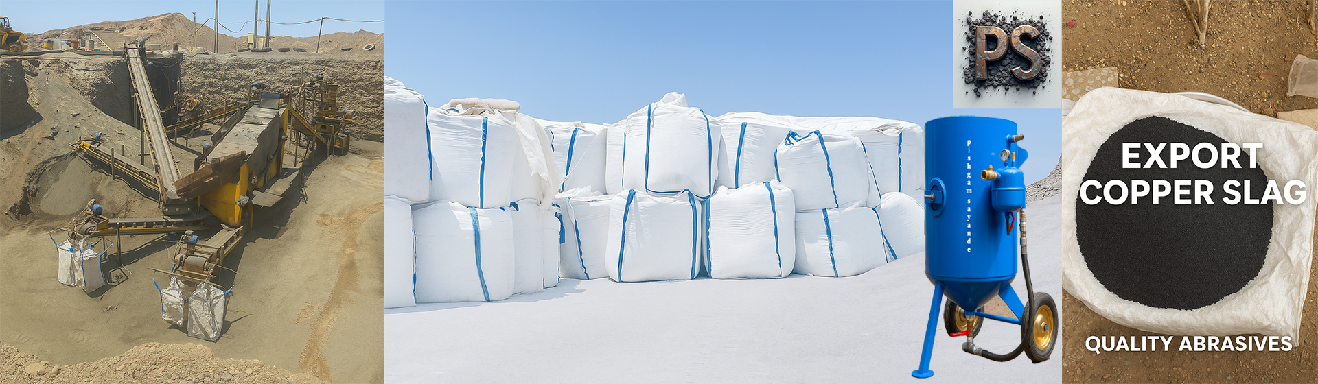 بنر دستگاه سندبلاست صنعتی و تجهیزات سندبلاست